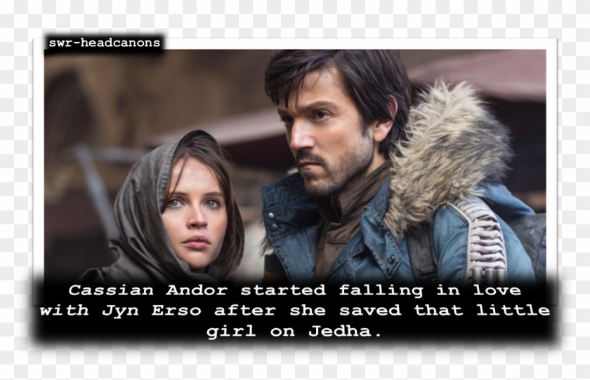 Cassian Andor Started Falling In Love With Jyn Erso - Jyn And Cassian Star Wars Clipart