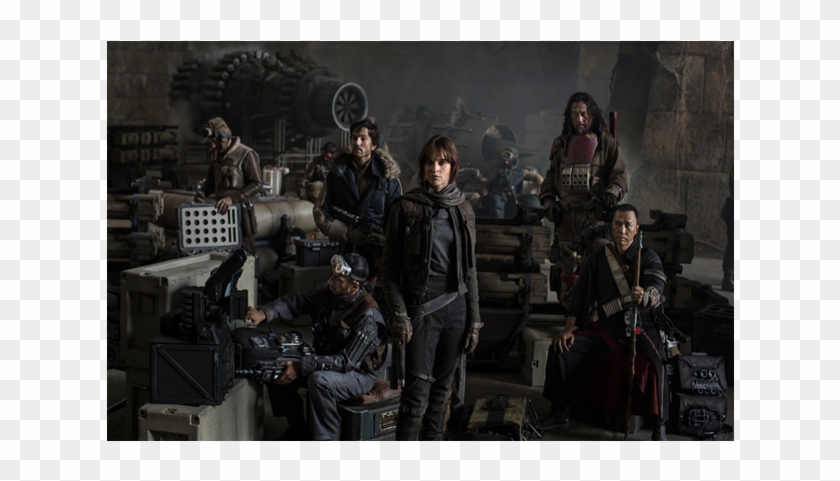 Jyn Erso, Cassian Andor, Bodhi Rook, Chirrut Imwe And - Star Wars Movie Rebels Clipart #5272435