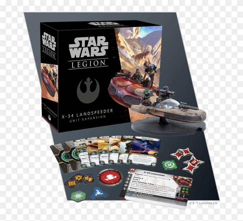 Jyn Erso, Rogue One - Star Wars Legion Landspeeder Clipart