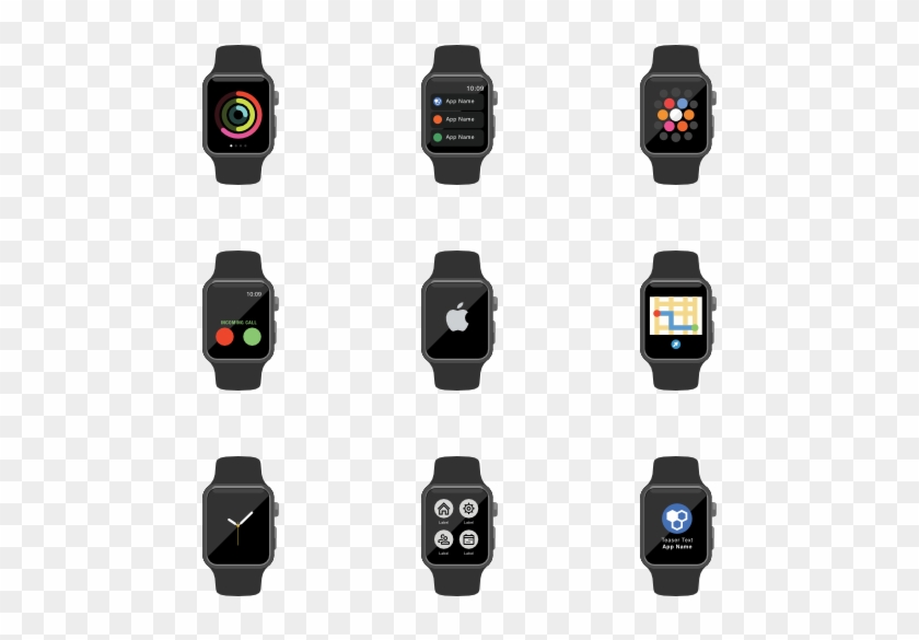 Smartwatch - Smartwatches Icons Clipart #5272661