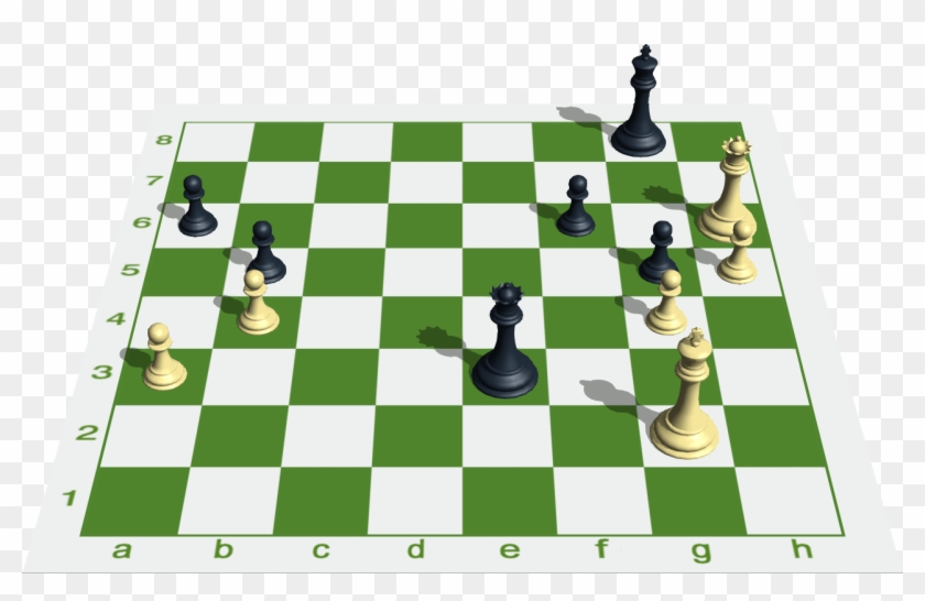 White To Move - Wooden Chess Puzzle Clipart