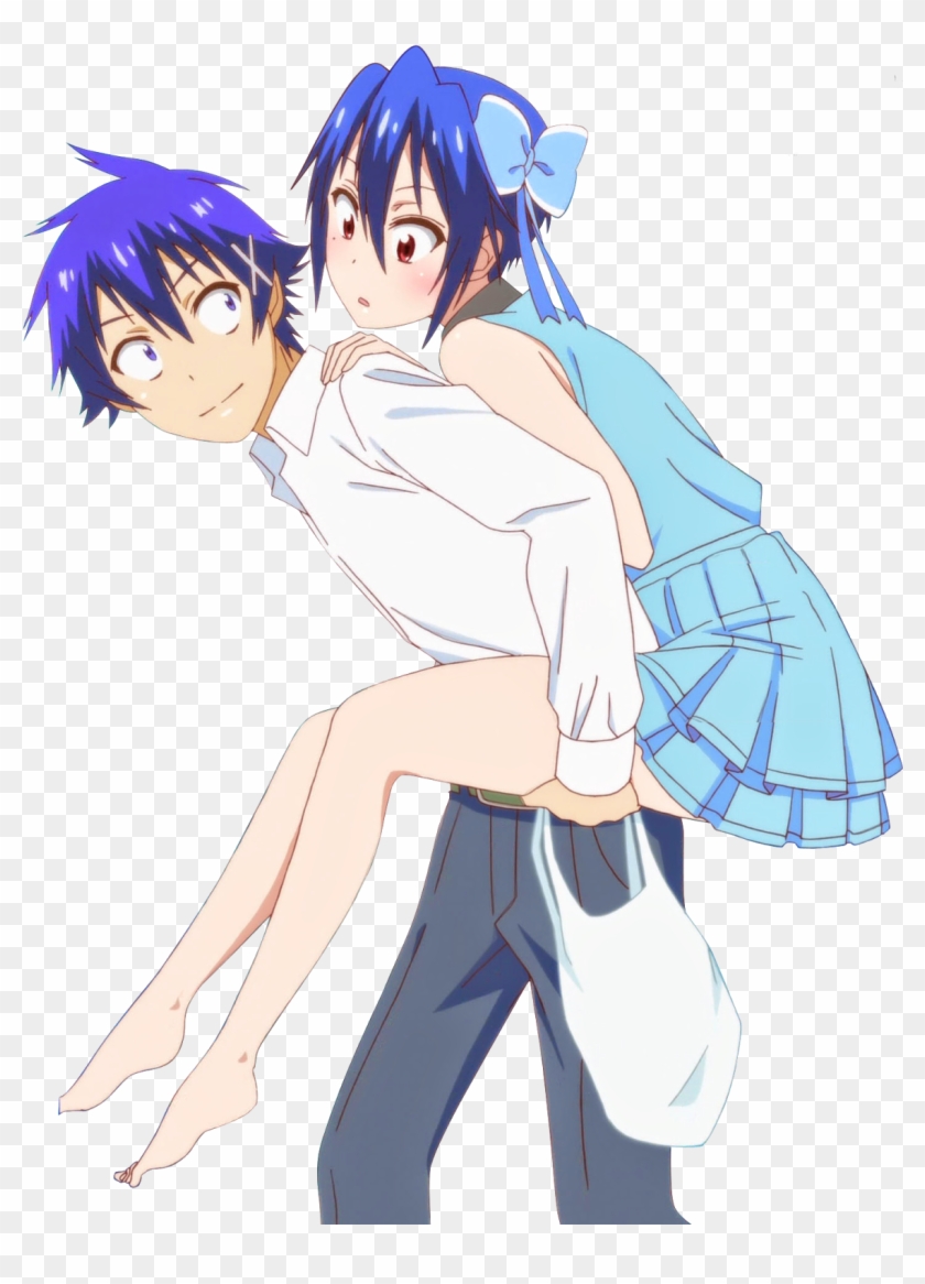 Nisekoi Tsugumi Raku Kawaii Ride - Nisekoi Raku X Tsugumi Cover Clipart #5272807