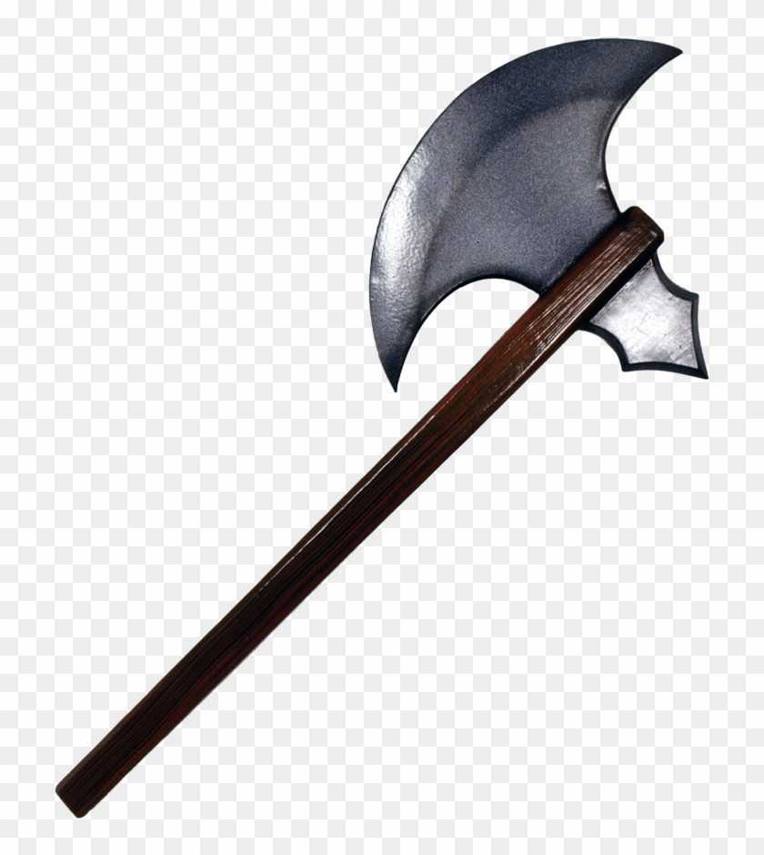 Axe Battle Ready Double - Renaissance Axes Clipart