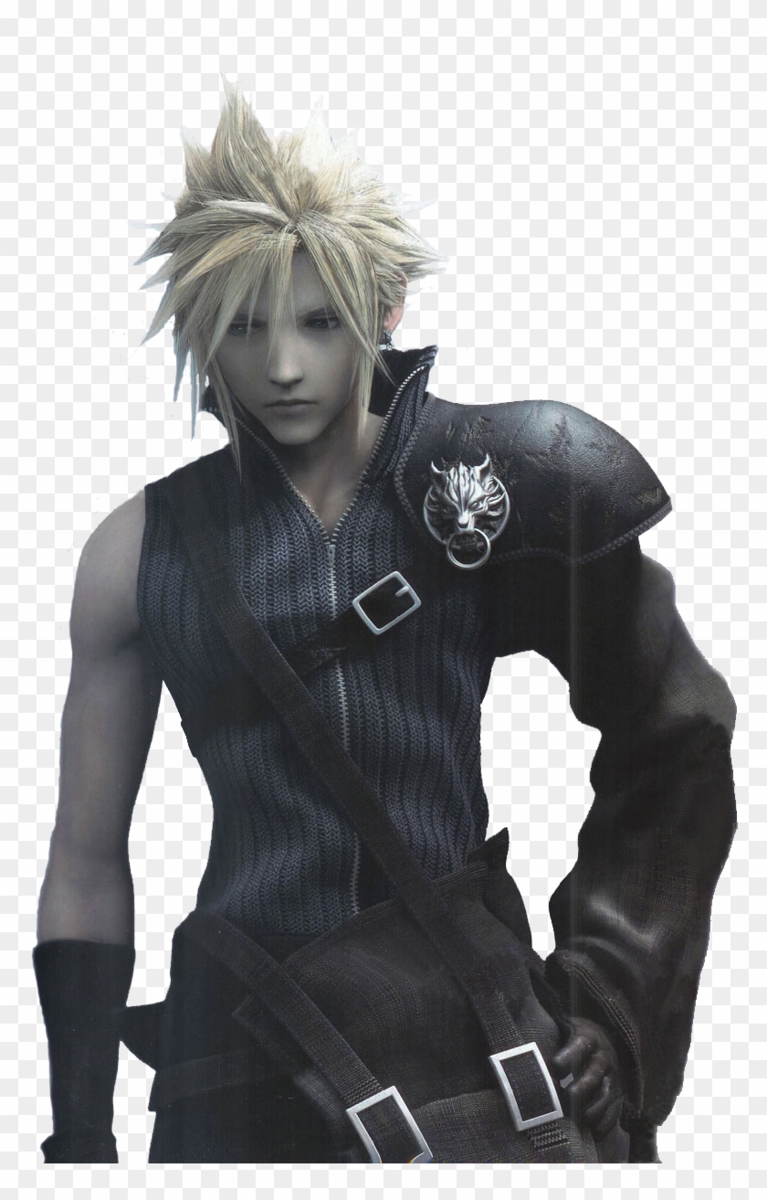 Anime Cloud Strife - Cloud Final Fantasy 7 Cosplay Clipart