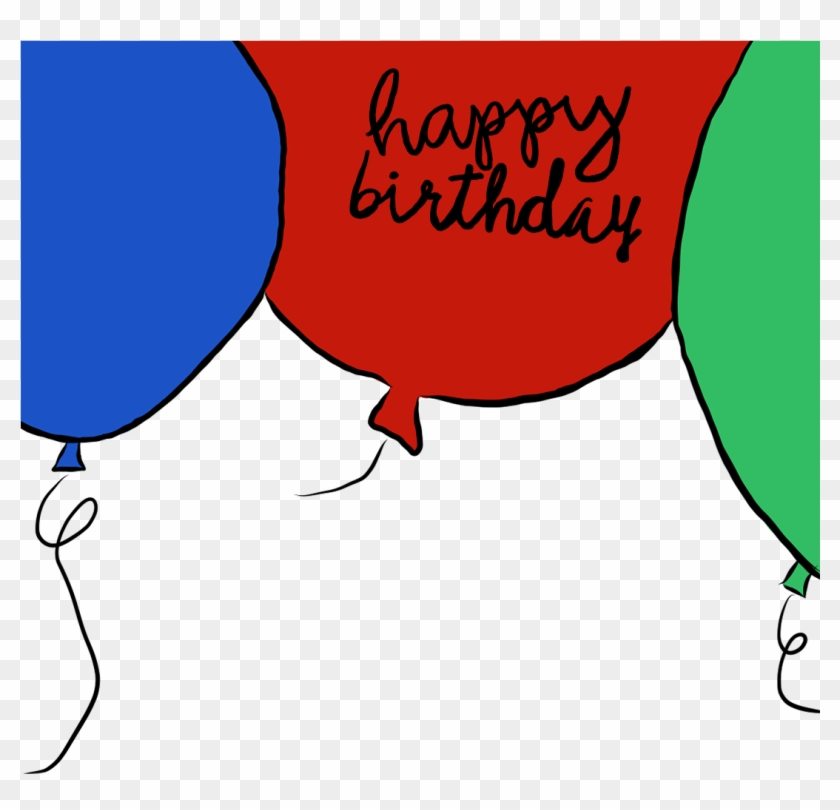 Red, Blue, And Green Balloons Clipart