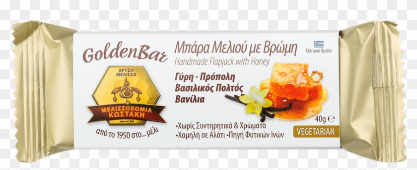 Flapjack Pollen Propolis Royal Jelly Vanilla 40% Honey - Banner Clipart #5273504