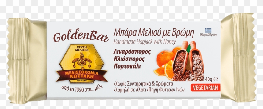 Flapjack Linseed Sunflower Seed- Orange 40% Honey - Blood Orange Clipart