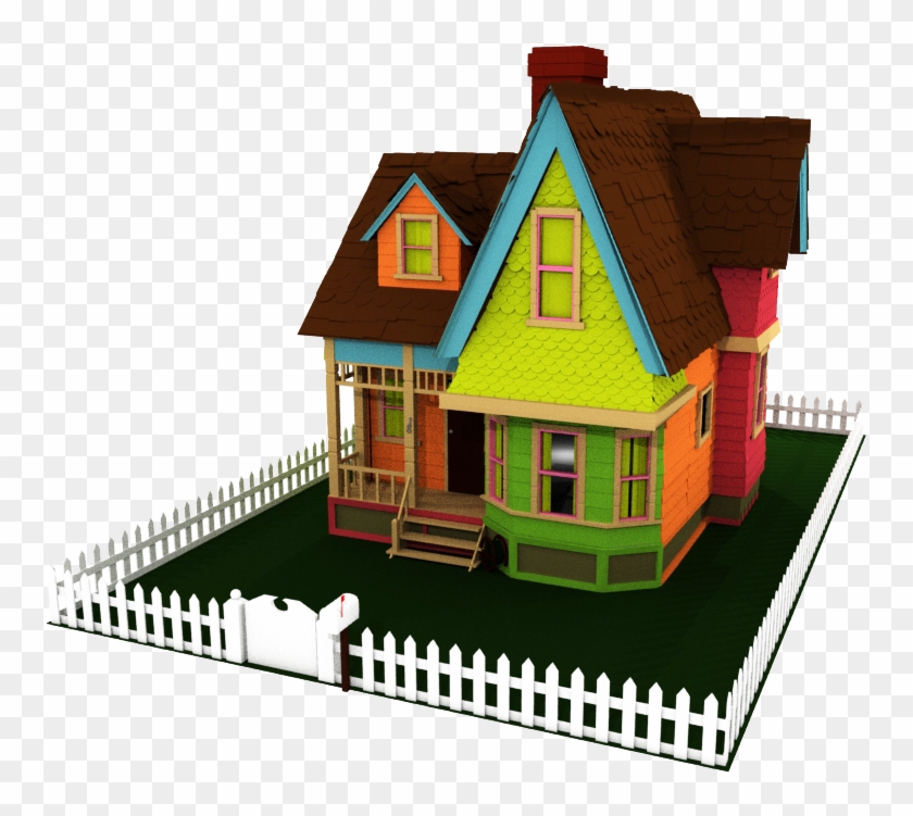 Carl And Ellie Fredricksen's Home From The Disney Pixar - House Clipart