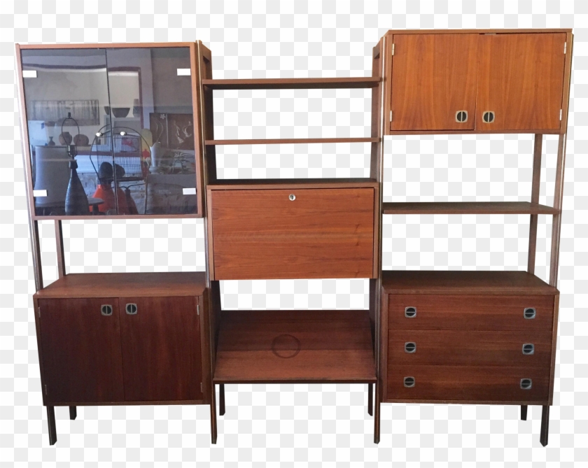 Offered Is A Vintage Mid Century Modern Modular Wall - Dresser Clipart