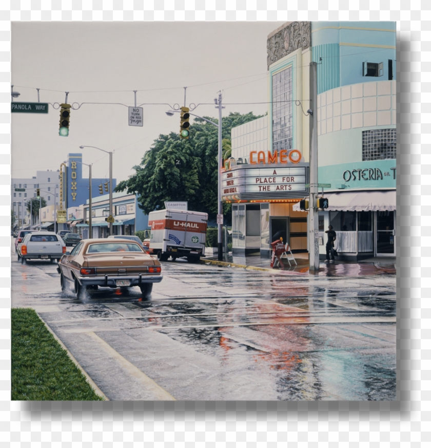 Cameo In The Rain , 1989 Acrylic On Canvas 30 X 30 Clipart #5274285