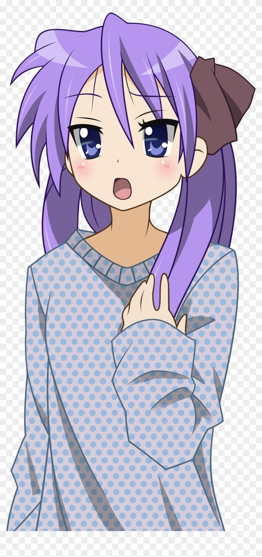 View Kagamin Final Colored-lines , - Kagami Hiiragi Transparent Fanart Clipart #5274569