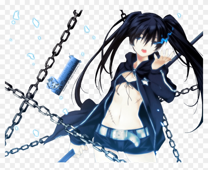 Gif Manga Black Rock Shooter Clipart #5274641