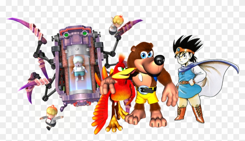 891kib, 1264x672, Trio - Porky Smash Bros Ultimate Clipart