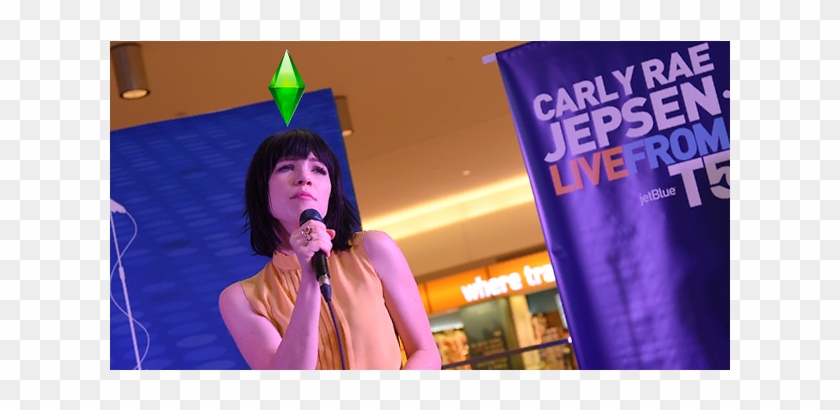 Carly Rae Jepsen Regrava "run Away With Me" Na Língua - Sims 4 Carly Rae Jepsen Clipart