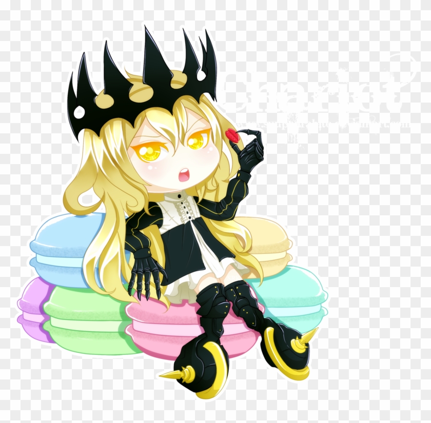 Black ☆ Rock Shooter - Chariot Black Rock Shooter Chibi Clipart