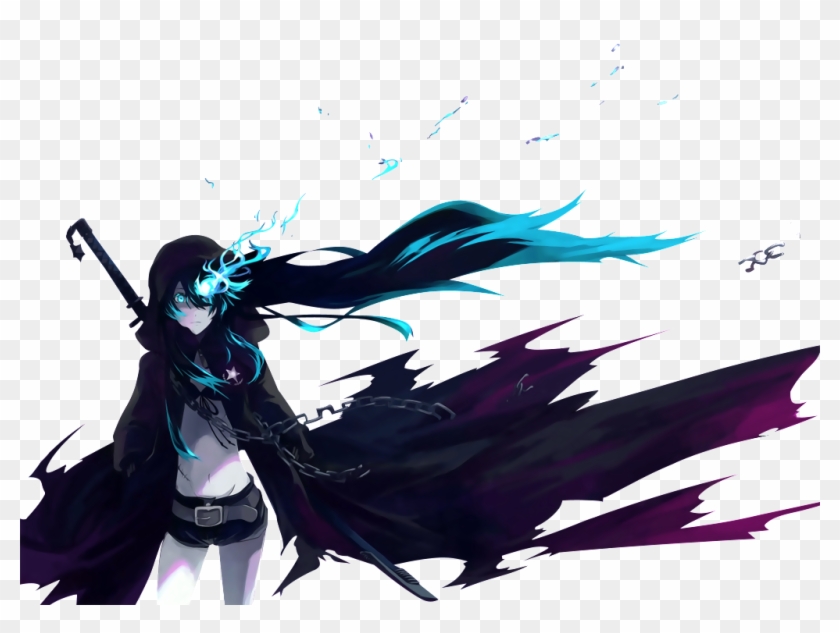 Download Png - Black Rock Shooter Fan Art Clipart