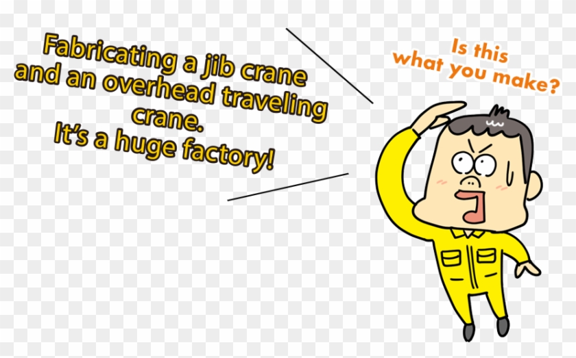 Fabricating A Jib Crane And An Overhead Traveling Crane - Chinese Riddle Clipart