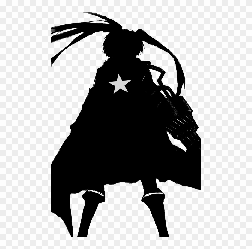Black Rock Shooter Black Rock Shooter Cosplay, Anime - Black Rock Shooter Black And White Clipart