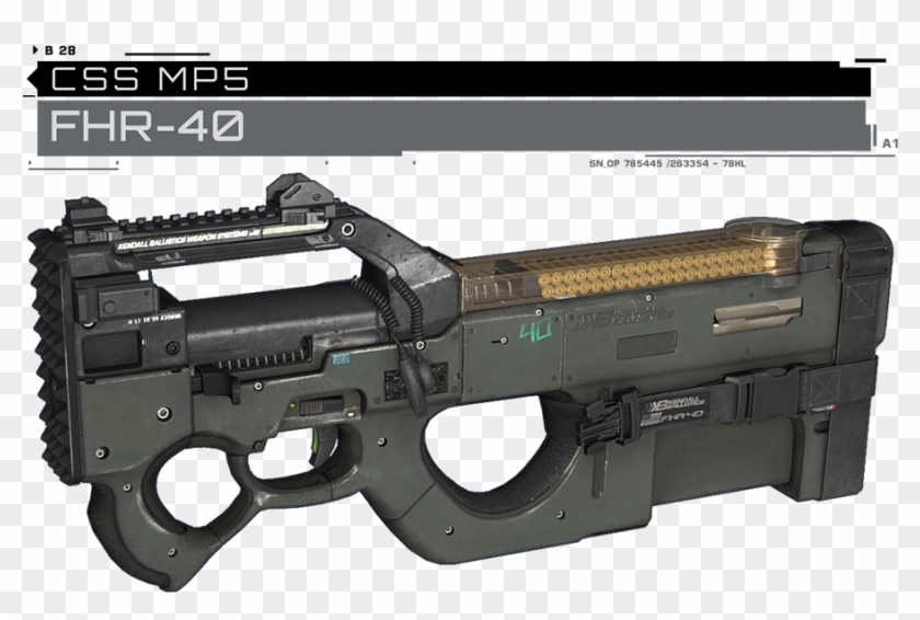 Replaces Css Mp5 With Fhr-40 From Call Of Duty Infinite - Fhr 40 Clipart #5275480