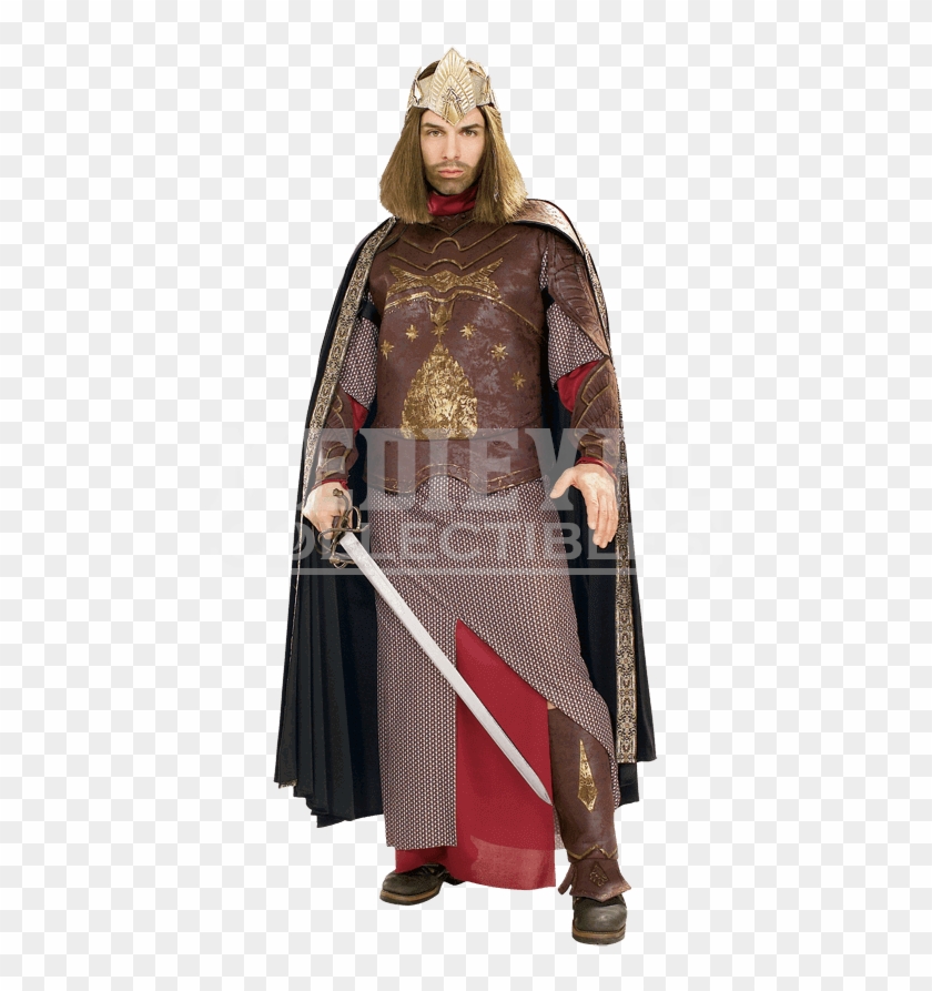 Adult Lotr Deluxe Aragorn King Of Gondor Costume - Lord Of The Rings King Costume Clipart #5275636