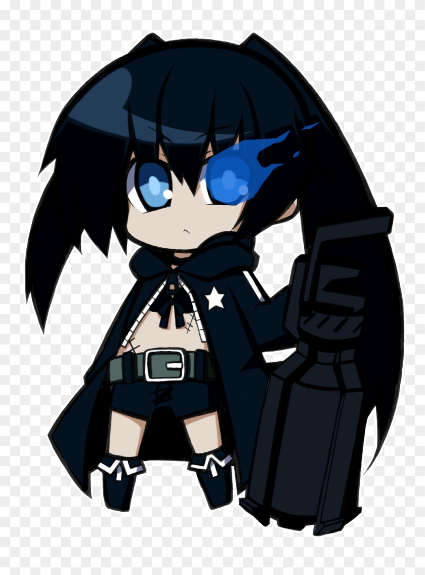 Original) Loading Black Rock Shooter - Cartoon Clipart #5275698