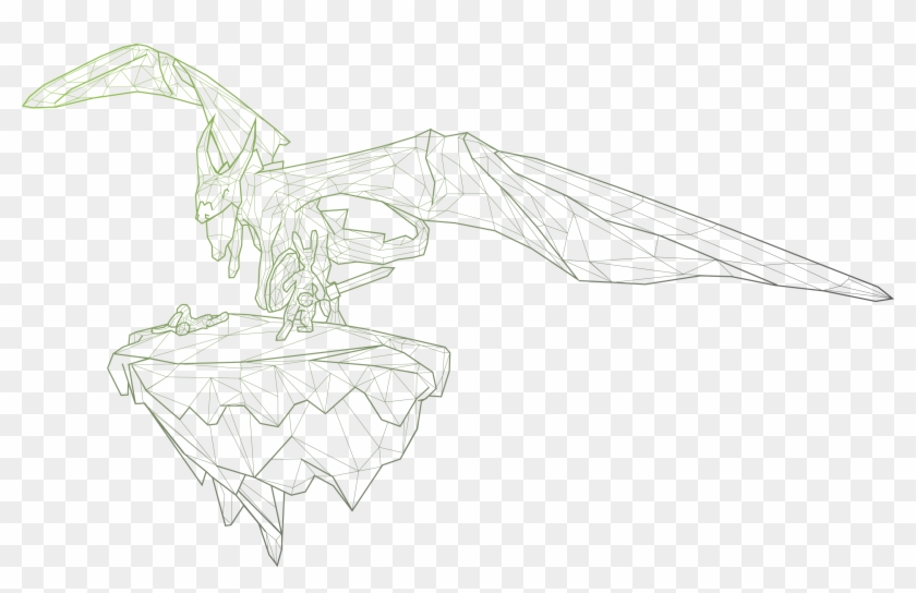 Retro Rabbit - Sketch Clipart