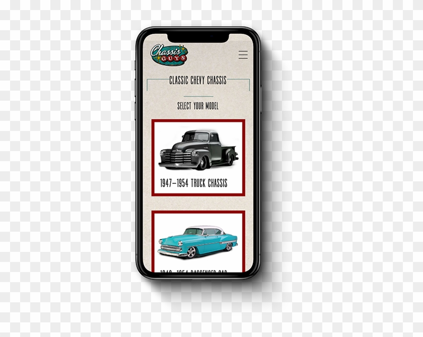 Automotive Responsive Website - Smartphone Clipart