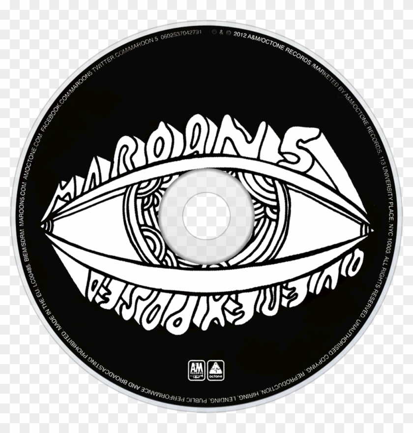 Maroon 5 Overexposed Cd Disc Image - Maroon 5 Overexposed Cd Clipart