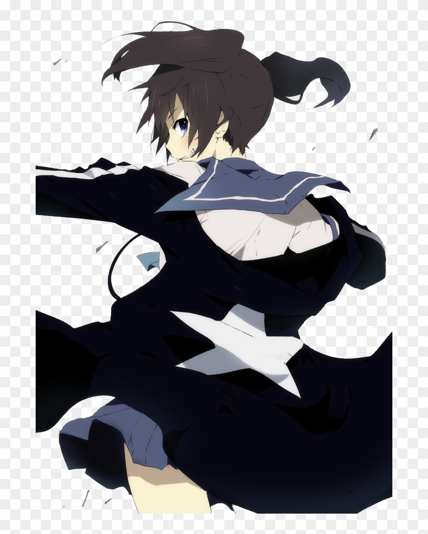 Blue Shooter, Black Rock Shooter, Hatsune Miku, Hetalia, - Black Rock Shooter And Mato Clipart