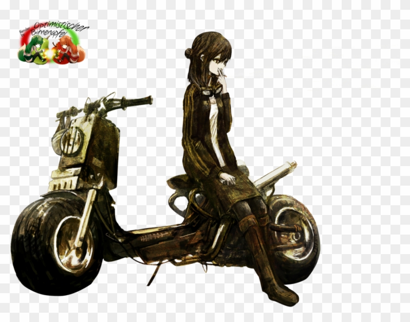 Is This Your First Heart - Black Hair Anime Girl Smoke Clipart