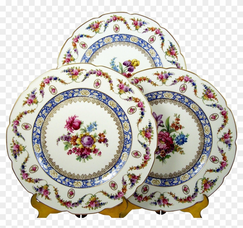 Set Of 12 Carl Schumann Rheinland 11" Dinner Plates - Plate Clipart #5277128