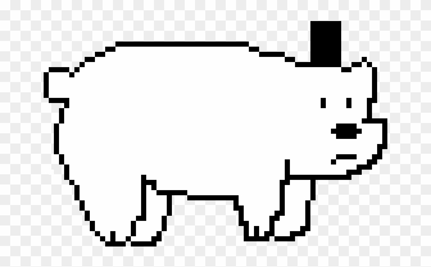 Ice Bear - Ice Bear Pixel Art Clipart