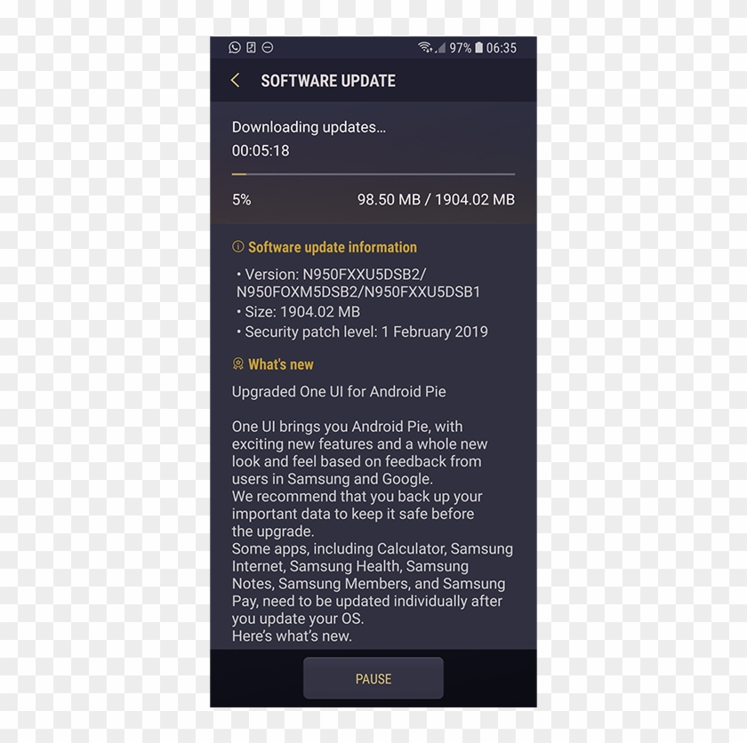 one ui for note 8