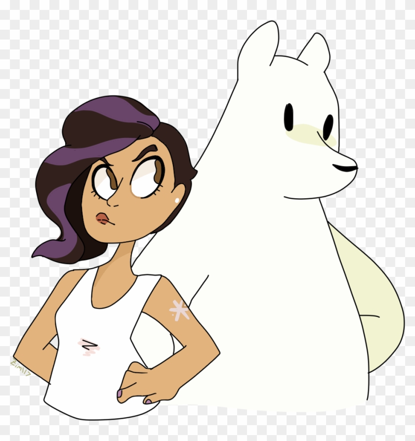 Yana And The Bear By Pastel-demon Clipart