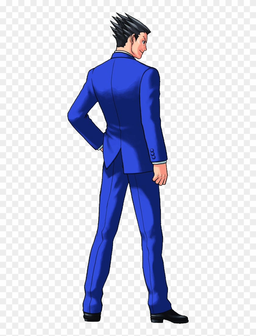 Phoenix Back Photo Phoenixwrightback - Phoenix Wright Hunter Clipart #5277405