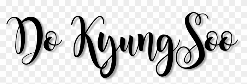Kyungsoo Sticker - Do Kyungsoo Name Clipart #5277433