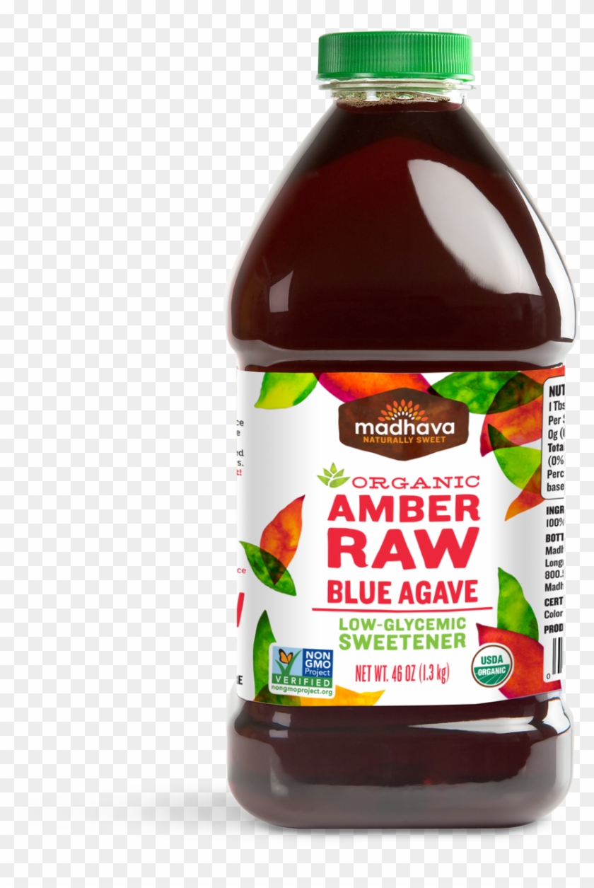 Madhava Organic Agave Nectar Amber Raw, 46 Oz - Madhava Clipart