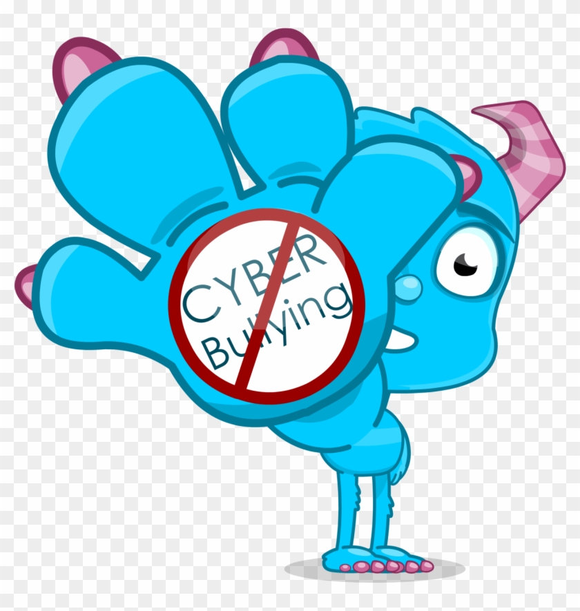 Internet Transparent Cyber - Stop Cyber Bullying Cartoon Clipart #5277711