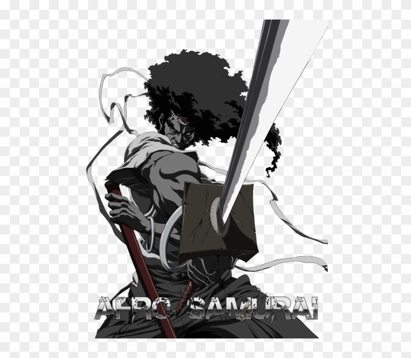 “afro Samurai” Is A Japanese Seinen Dōjinshi Manga - Samuel L Jackson Afro Samurai Clipart