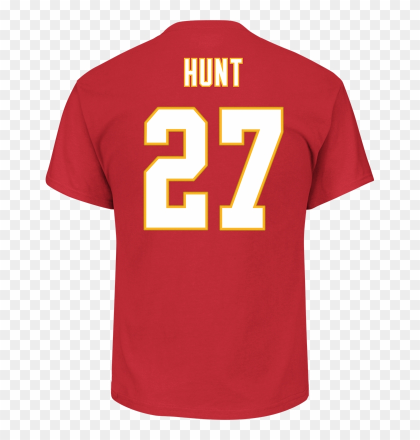Kansas City Chiefs Kareem Hunt - Mele Kalikimaka T Shirt Clipart #5277831