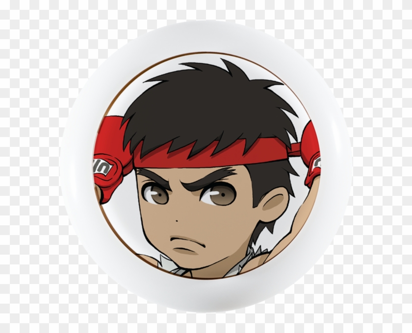 Street Fighter [chibi] Sanwa Denshi Pushbutton - Ryu Avatar Psn Clipart #5277931