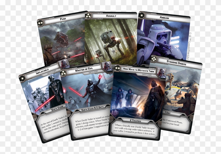 3 - Star Wars Legion Cards Clipart