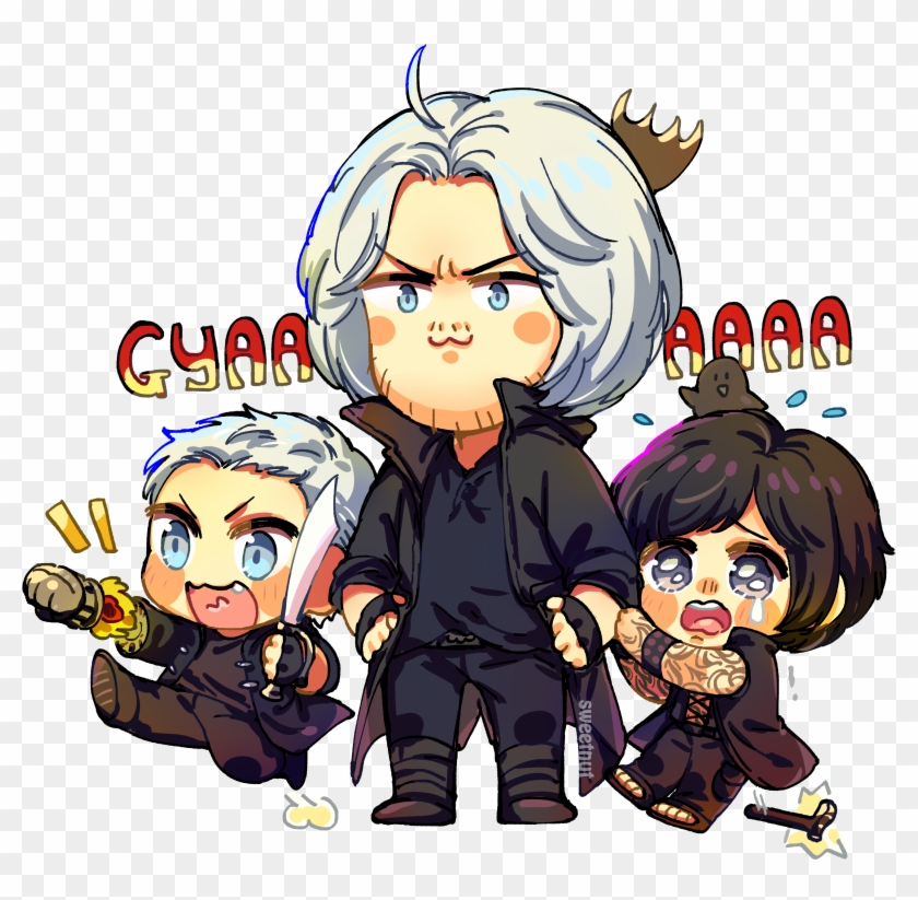 Creativedevil "day Care" Ft - Dante Devil May Cry Cute Clipart