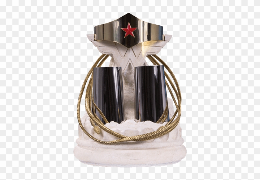 Replicas - Wonder Woman Tiara Bracelets And Lasso Prop Replica Clipart