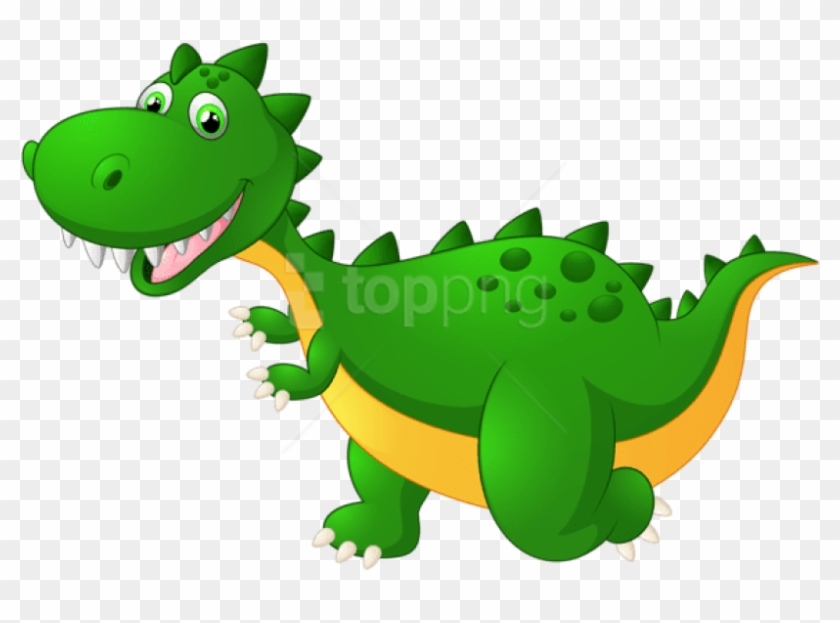 Download Cute Dragon Cartoon Clipart Png Photo - Transparent Background Dinosaur Clip Art