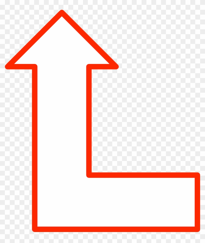 Flowchart Geometry Shaped - L Shape Arrow Clipart #5279043