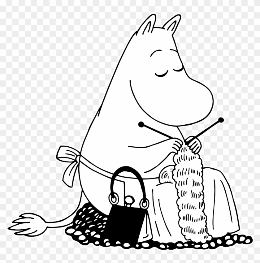 #moomin #cartoon #png #cute #90rainy - Knit Drawing Clipart