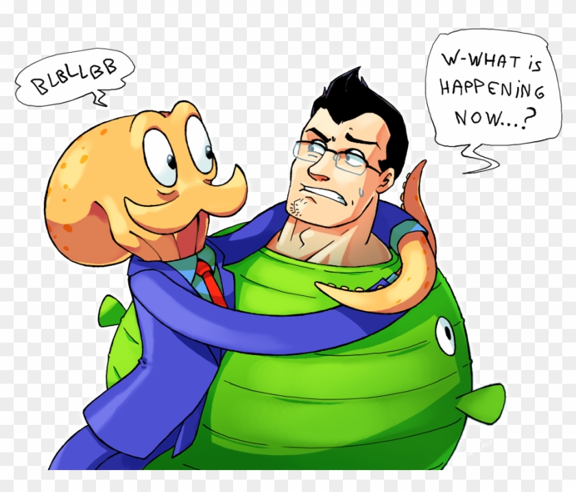 Markiplier And Octodad By Tomycase - Octodad Fanart Clipart