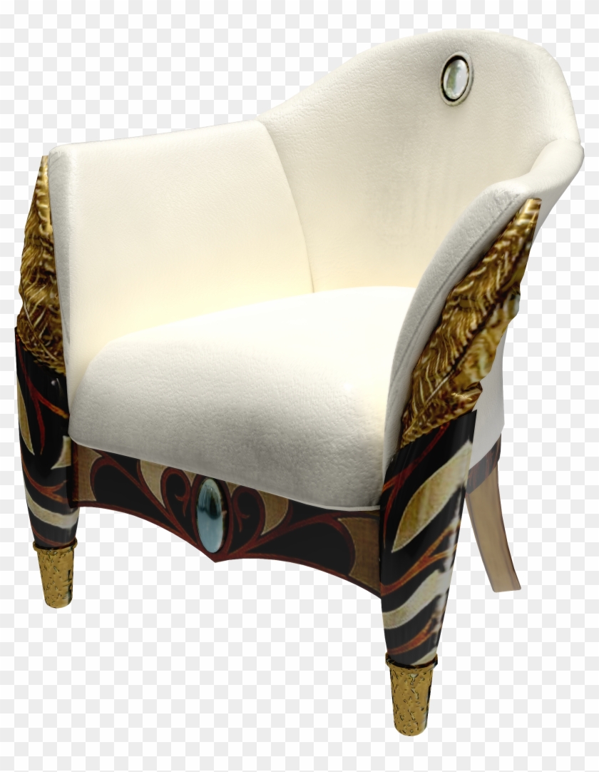 White Armchair Png Image - Throne Chair Png Transparent Clipart #5279867