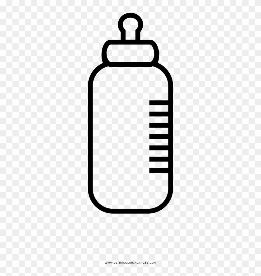 Baby Bottle Coloring Page Ultra Coloring Pages - Line Art Clipart #5280068